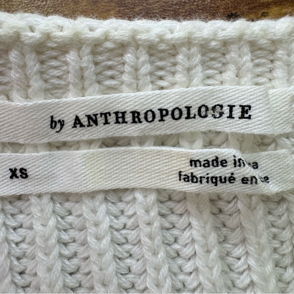 White Knit Button-Front Ruffle Strap Tank Top - Picture 8 of 9